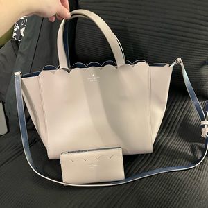 Kate spade shoulder/crossbody and wallet